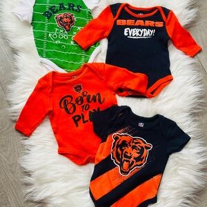 Gerber Bears Themed Bodysuit Set - Green, Orange, and Black